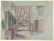 Drawing of an Interior: Salle à manger