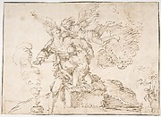 Abraham about to Sacrifice Isaac