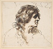 Bust of a Man Facing Right.