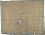 Design for a Stage Set at the Opéra, Paris: Church Interior
