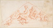 Seated Apostles and Putti