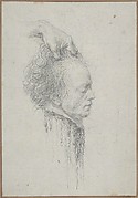 Severed head, said to be that of Maximilien-François-Marie-Isidore de Robespierre (1758-1794), guillotined July 28, 1794 (10 Thermidor, An II)