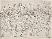 The Head of Jean Féraud (or Ferraud, 1759-1795), a deputy at the Convention, carried on a bayonette, May 21, 1795.