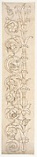 Ornamental drawings (recto) blank (verso)