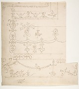 Domus Aurea, cryptoporticus, grostteschi, details (recto) blank (verso)