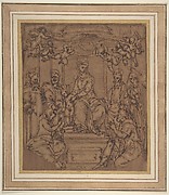 Virgin and Child Enthroned with Saint Anthony Abbot, Saint Peter, Saint Paul, Saint Julian the Hospitaler, Saint Roch, and Saint Mary Magdalen?