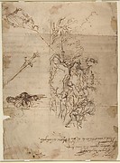 Study for a Judgment of Paris and Other Figure Studies
