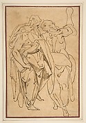 Two Standing Male Figures