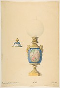 Design for an Oil Lamp and Lid