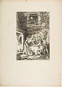 Le Pate d'Anguilles, from Contes et nouvelles en vers par Jean de La Fontaine.  A Paris, de l'imprimerie de  P. Didot, l'an III de la République, 1795