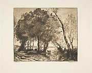 The Lake, after Corot