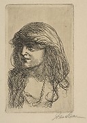 Head with Necklace