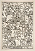Conrad Celtis Presenting His Book  "Quatuor Libri Amorum" to Maximilian I ( from the book)