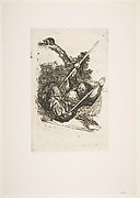 Witch on a Swing, from Bordeaux Etchings
