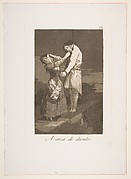 Out Hunting for Teeth (A Caza de Dientes), from The Caprices (Los Caprichos), plate 12