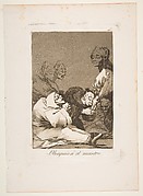 A Gift for the Master (Obsequio á el Maestro), from The Caprices (Los Caprichos), plate 47
