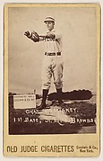 Charles Comiskey, 1st Base, St. Louis Browns, from the series Old Judge Cigarettes