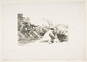 I Saw It, from The Disasters of War; working proof for plate 44