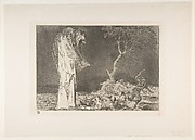 Soldiers Frightened by a Phantom, from the series, Disparates(Follies), or Proverbios, plate 2
