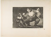 The Dancing Giant (Bobalicón), from the Disparates (Follies) or Los Proverbios, plate 4