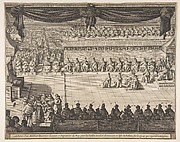 Seating Arrangement of the Chevaliers of the Order of the Holy Spirit (Disposition de la scéance)