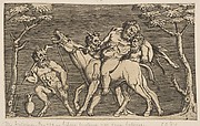 Two Satyrs Placing Silenus on a Braying Ass