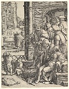 The Poet Virgil in a Basket