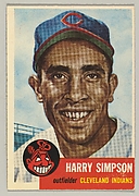 Harry Simpson, Outfielder, Cleveland Indians, from the series Dugout Quiz (no.150)