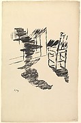 The Shadow that Lies Floating on the Floor.  Illustration to The Raven by Edgar Allan Poe