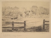 Field and Mill at Osny (Pontoise), 1885