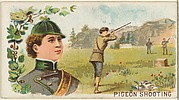 Pigeon Shooting, from the Games and Sports series (N165) for Old Judge Cigarettes