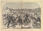 Skating on the Ladies' Skating Pond in Central Park, New York (from Harper's Weekly, Vol. IV)