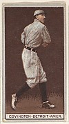 Covington, Detroit, American League, from the Brown Background series (T207) for the American Tobacco Company