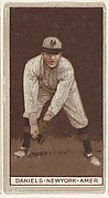 Daniels, New York, American League, from the Brown Background series (T207) for the American Tobacco Company
