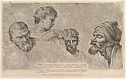 Four Heads From the Raphael Cartoons at Hampton Court