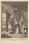 The Curate and the Barber Disguising Themselves (Illustrations for Don Quixote)