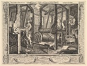 The Fellow 'Prentices at their Looms (Industry and Idleness, plate 1)