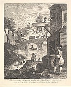 Satire on False Perspective (Frontispiece to "Kirby's Perspective")