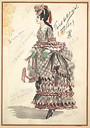 Costume Design for 'Third Ballet Girl (Italian)'