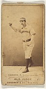 Lev Shreve, Pitcher, Indianapolis, from the Old Judge series (N172) for Old Judge Cigarettes