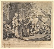 Le Calandrier des Vieillards (The Calander of the Elderly), from Suite d'Estampes Nouvelles pour les Contes de la Fontaine (Series of New Prints for the Tales of the Fountain)