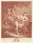 Facsimile Reproduction of Venus, Se Préparant Pour le Jugement de Paris, Reçoit d'Avance la Pomme des Mains de L'Amour (Venus, Preparing for the Judgement of Paris, Receives an Apple in Advance from Cupid)