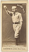 Abner Frank Dalrymple, Left Field, Pittsburgh, from the Old Judge series (N172) for Old Judge Cigarettes