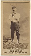 Fred "Sure Shot" Dunlap, Captain, Pittsburgh, from the Old Judge series (N172) for Old Judge Cigarettes