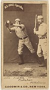 John Joseph "Jocko" Fields, Catcher, Pittsburgh, from the Old Judge series (N172) for Old Judge Cigarettes