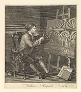 Hogarth Painting the Comic Muse or  William Hogarth - 1764