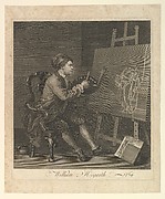 Hogarth Painting the Comic Muse of William Hogarth