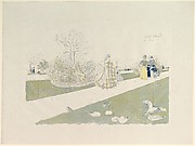 The Tuileries Garden, from Album des Peintres-Graveurs