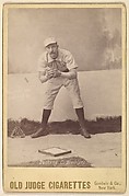 Albert John "Doc" Bushong, Catcher, Brooklyn, from the series Old Judge Cigarettes