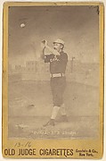 Burns, 3rd Base, Chicago, from the series Old Judge Cigarettes